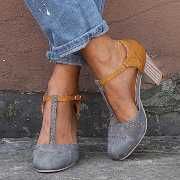 Marcella | Block-Heel Mary Janes – Zeitloser Stil für Frauen
