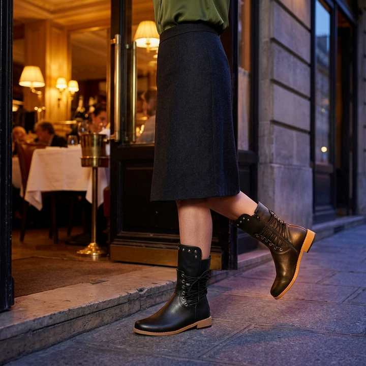 Westlyn | Ankle Boots mit Wolle – Vintage und Bequem für Frauen