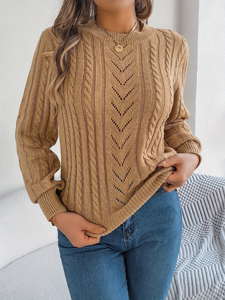 Blythe | Strickpullover mit Kabelmuster