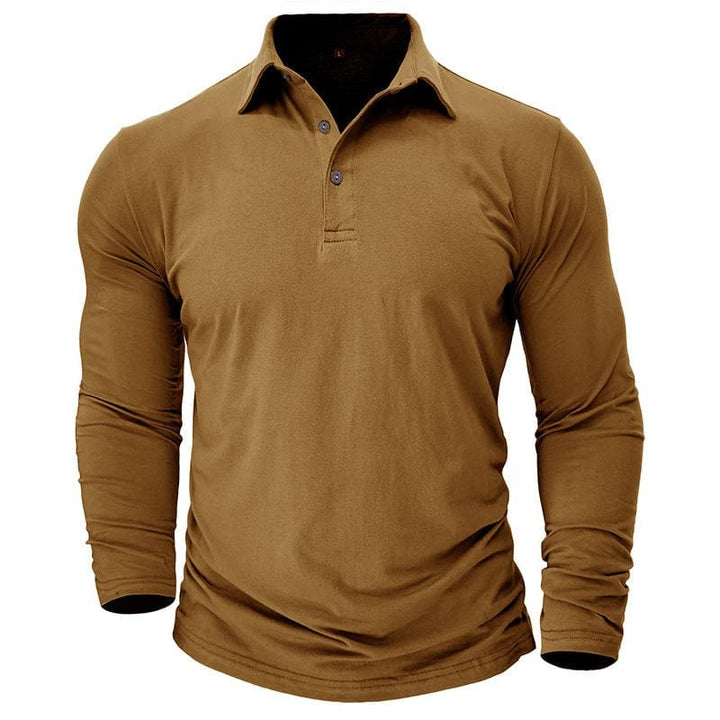 Owen | Langärmeliges Polo – Stilvolle Eleganz für Männer