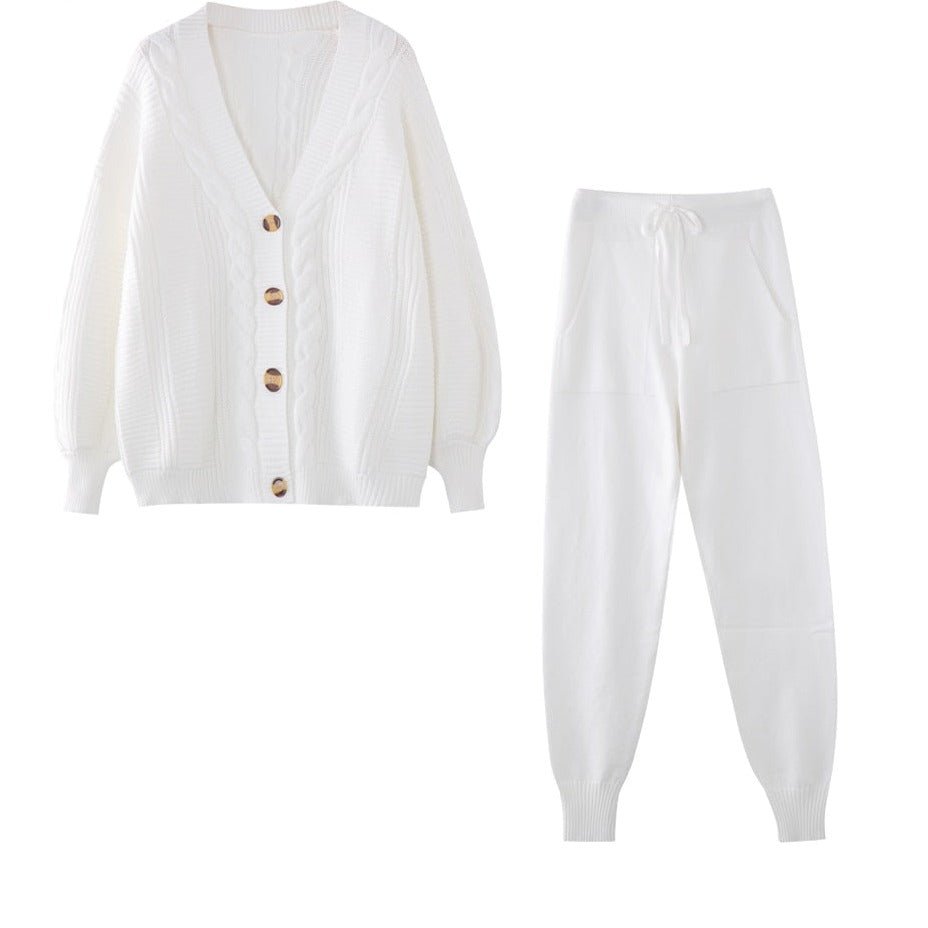 Daniela | Bequemes zweiteiliges Set – Eleganter Cardigan und Hose
