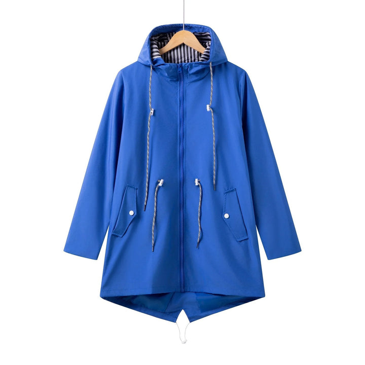 Sophia | Waterproof Trench Coat – Practical Hooded Style for Women