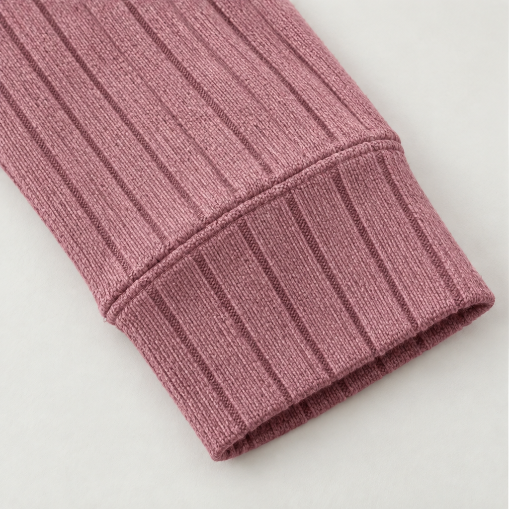 Ribwarm | Hoodie-Maxi-Kleid aus Rippstrick