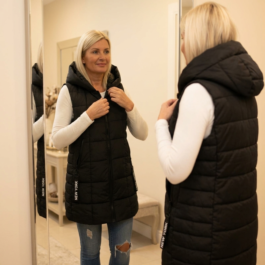 Covara | Langer Hüttenschlafsack – Stilvoller, Mid-Thigh