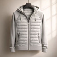 Daniel | Moderne Pufferjacke Mit Kapuze Und Gepolstertem Vorderteil