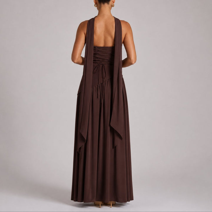 Emma | Elegant Fall Wedding Maxi Dress