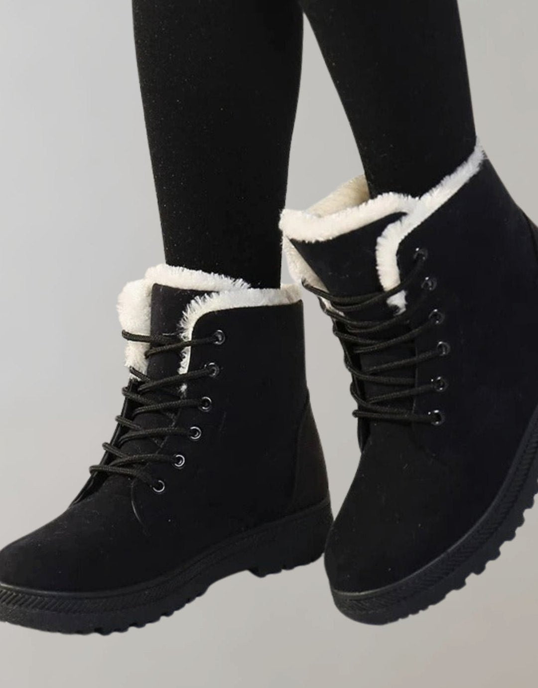 Luisa | Stiefeletten – Gefütterte Schnür-Winterboots für Damen