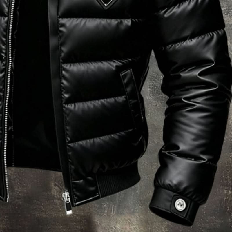 Summit | Puffer Jacket – Glossed Technical Shell für Herren