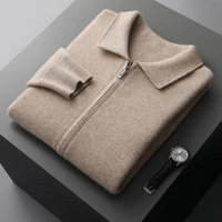 David | Modern and Elegant Men's Cardigan with Zipper