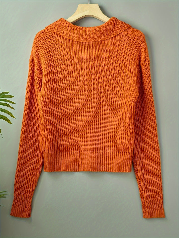 Eileen | Strickpullover – Bequemes Rippenmuster für Frauen