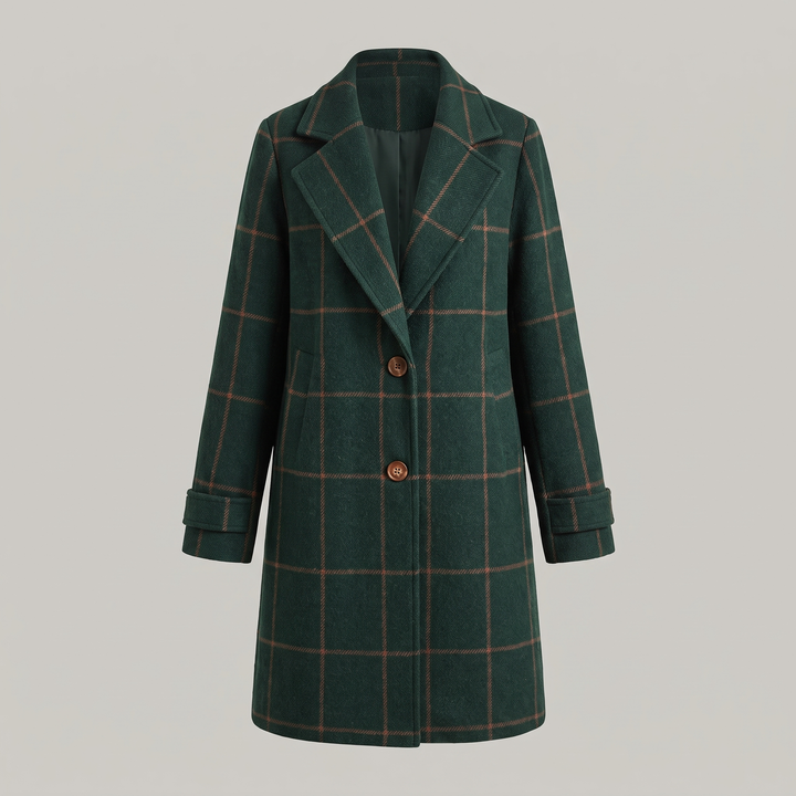 Koralle | Checkered Coat – Klassisches Design für jeden Anlass