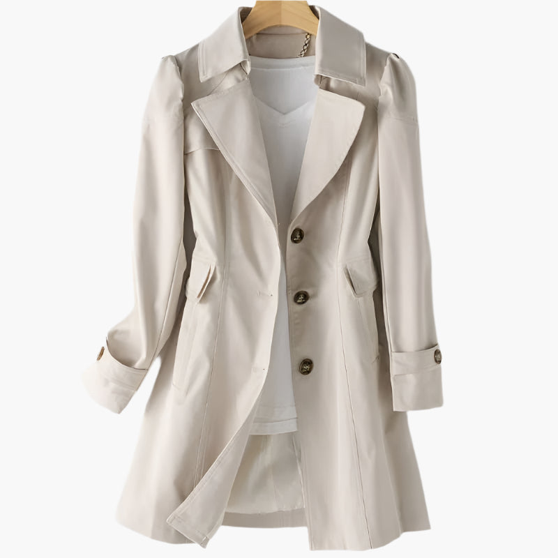 Elena | Long, Elegant Trench Coat for Stylish Appearances
