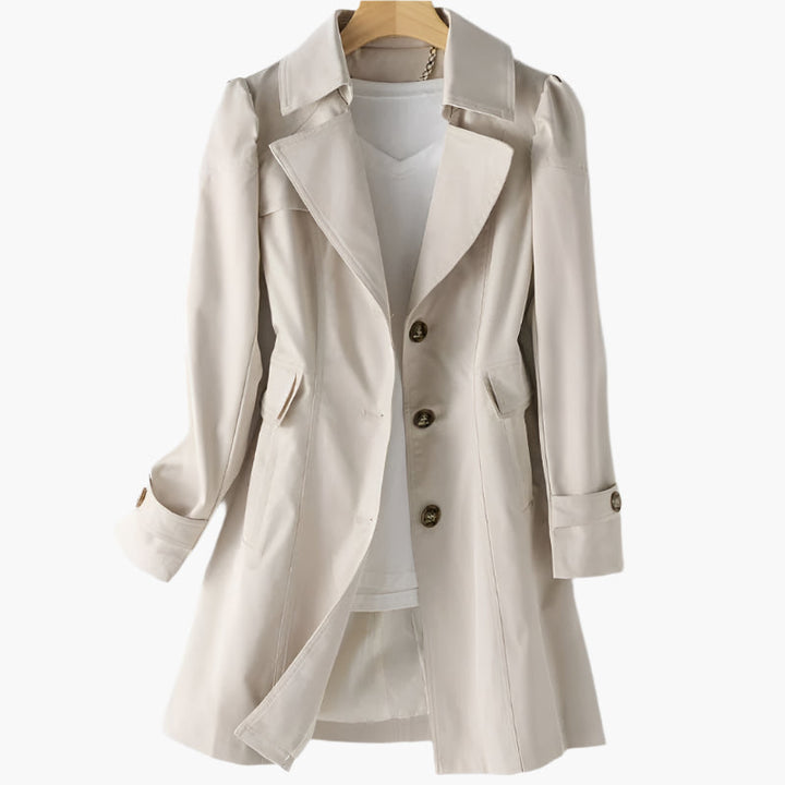 Elena | Long, Elegant Trench Coat for Stylish Appearances