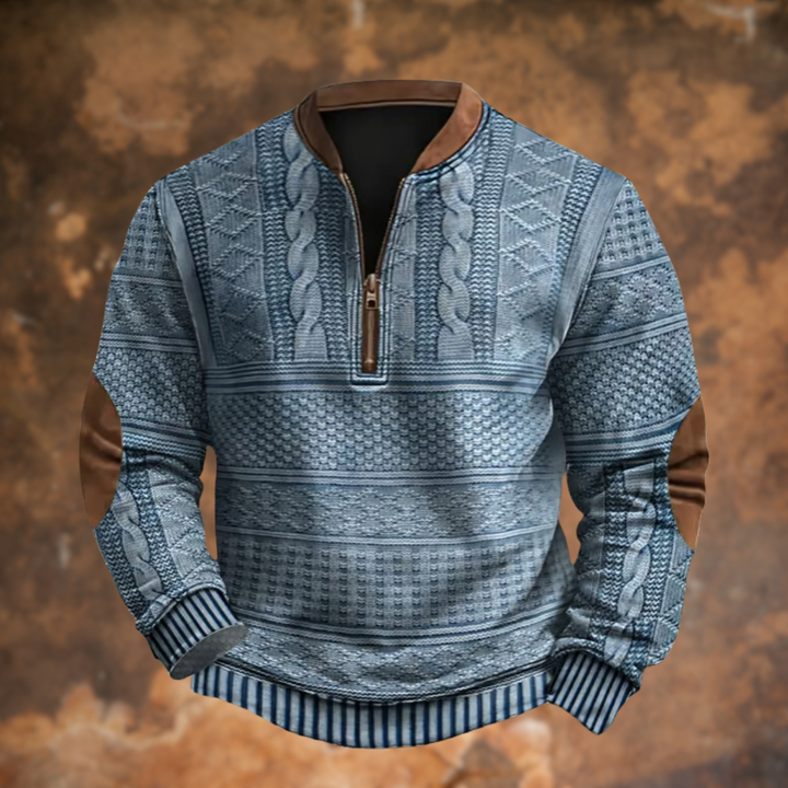 Levi | Pullover mit Reißverschluss – Stilvoller Komfort für Männer