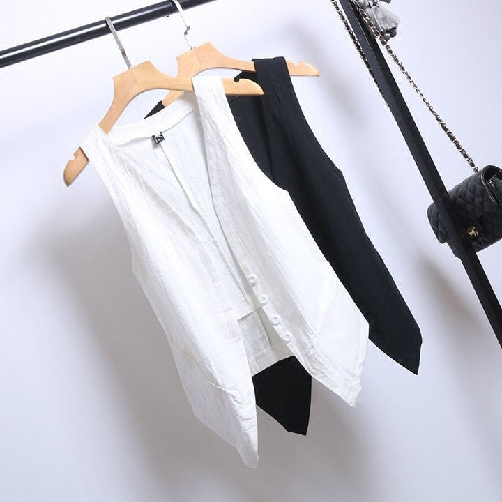 Ursula | Elegant and Lightweight Linen Vest for Women