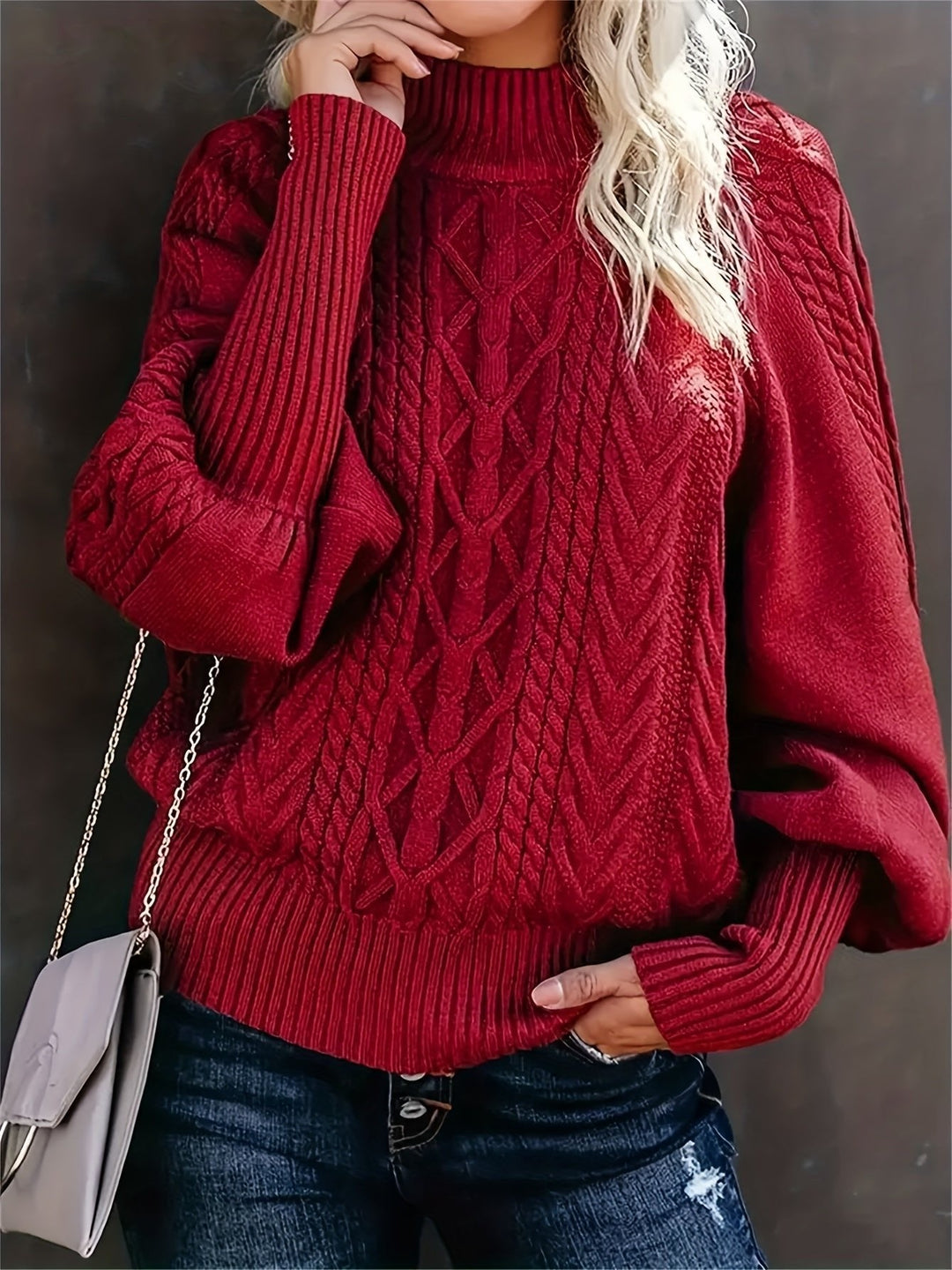 Wren | Kabelstrickpullover für Frauen – Bequem und Elegant