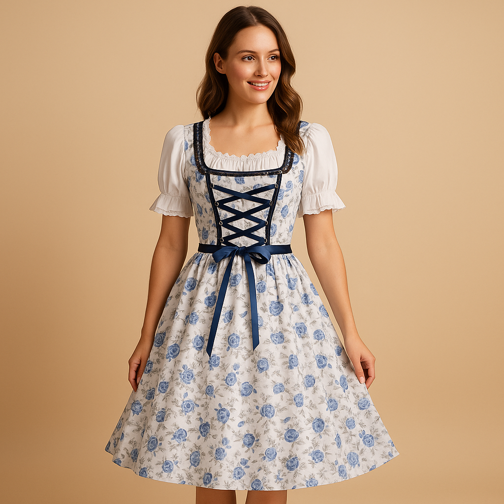 Elena | Elegant and Traditional Oktoberfest Dirndl Dress for Women