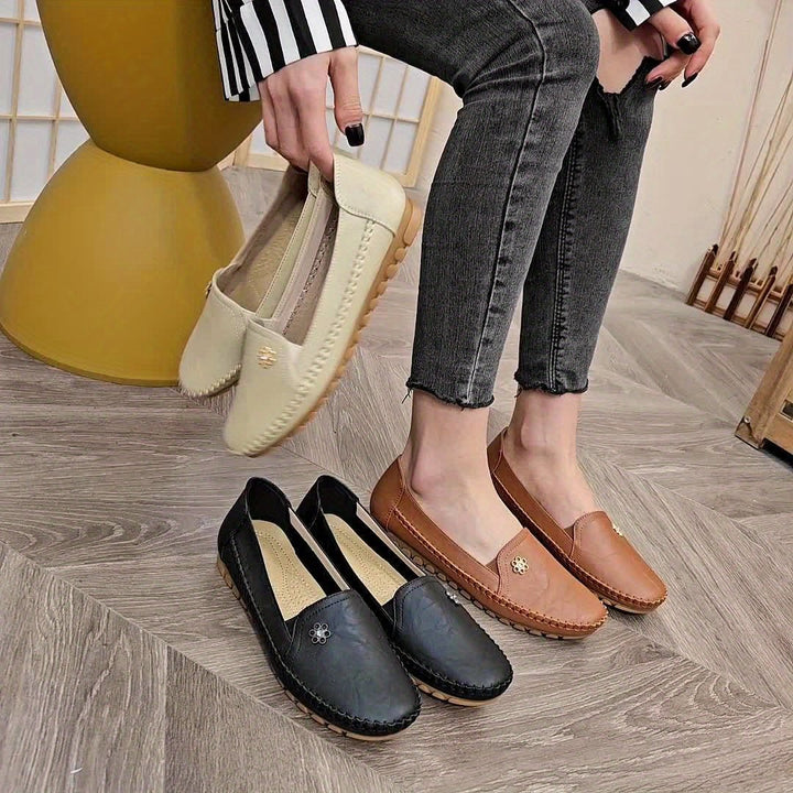 Charlene | Slip-On Loafers – Elegante Alltagsbequeme Schuhe für Frauen