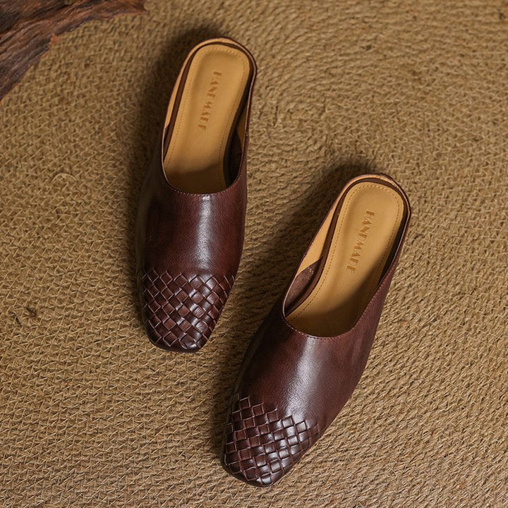 Lucia | Elegant and Stylish Leather Slides