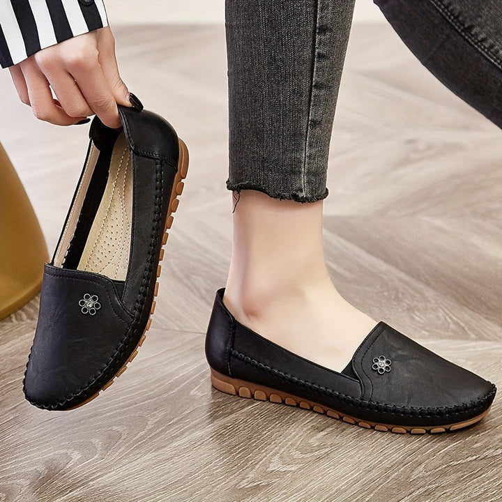 Charlene | Slip-On Loafers – Elegante Alltagsbequeme Schuhe für Frauen