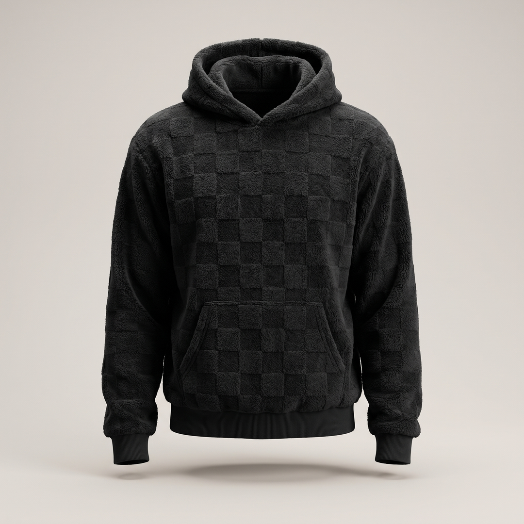 Waffle | Waffle Knit Hoodie – Bequemer Pullover für Männer