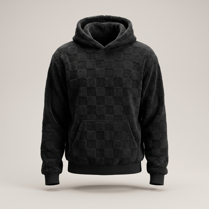 Waffle | Waffle Knit Hoodie – Bequemer Pullover für Männer
