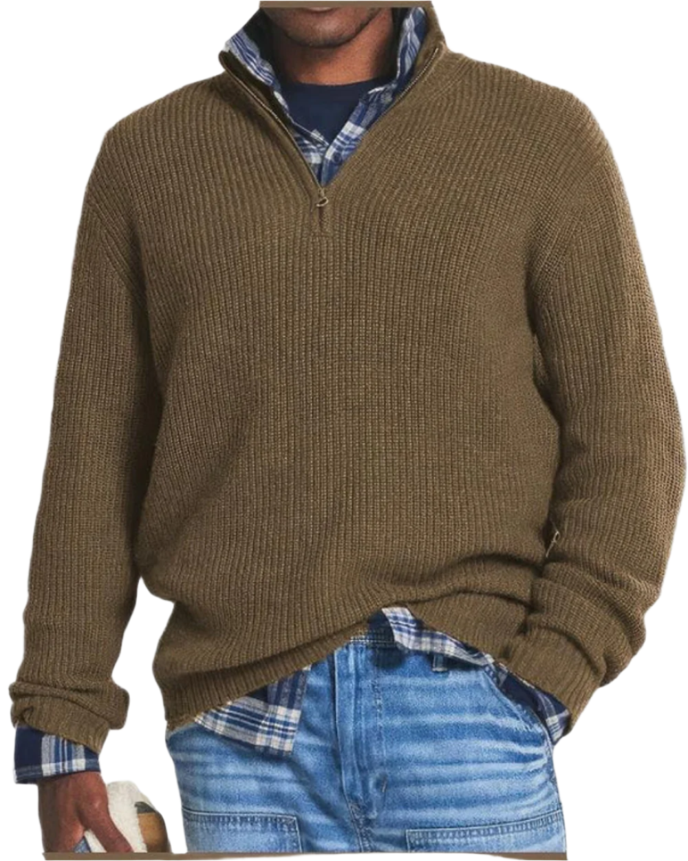 Dario | Zip Sweater – Moderner Stil für Männer