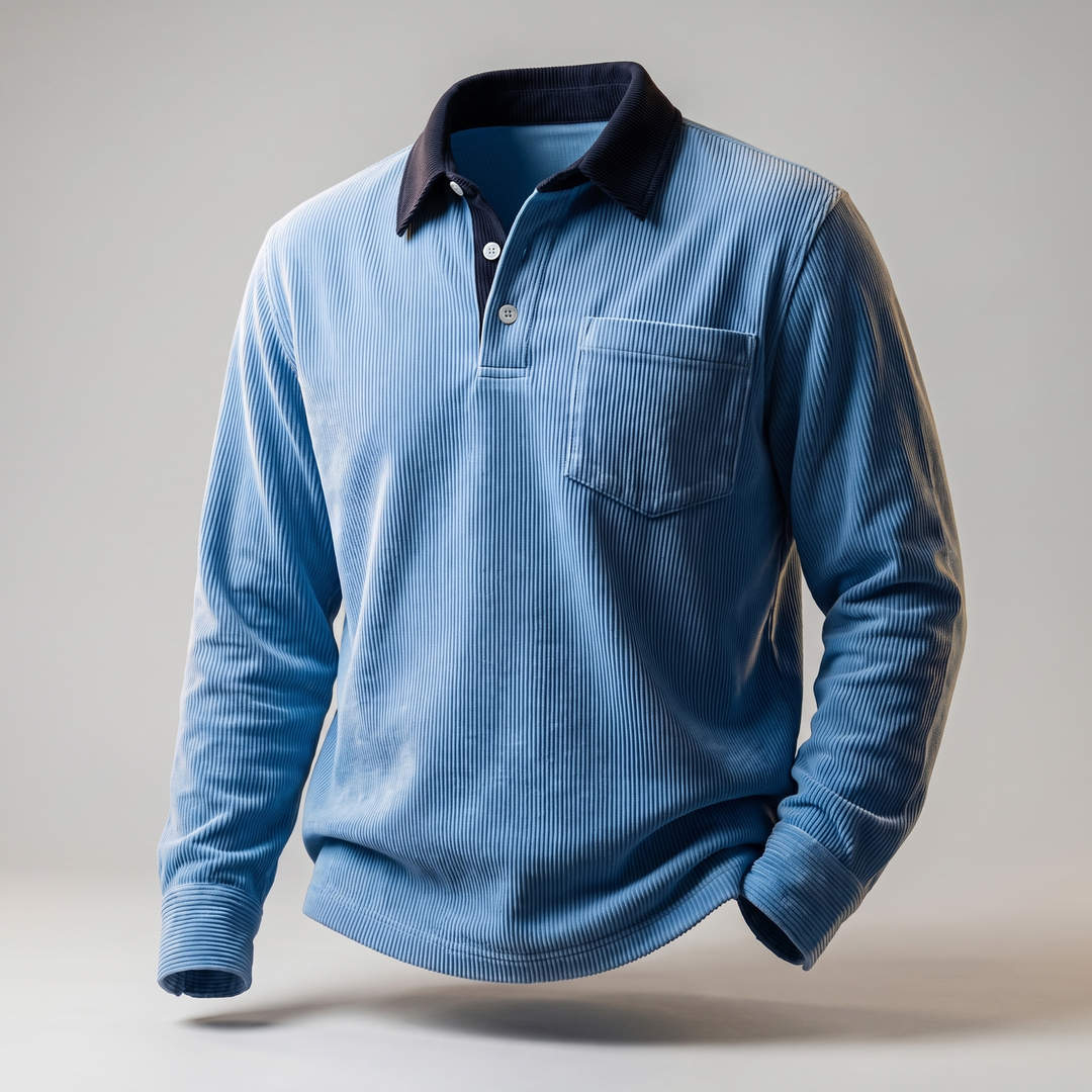 Rowley | Polohemd aus Cord – Eleganter, zeitloser Stil für Männer