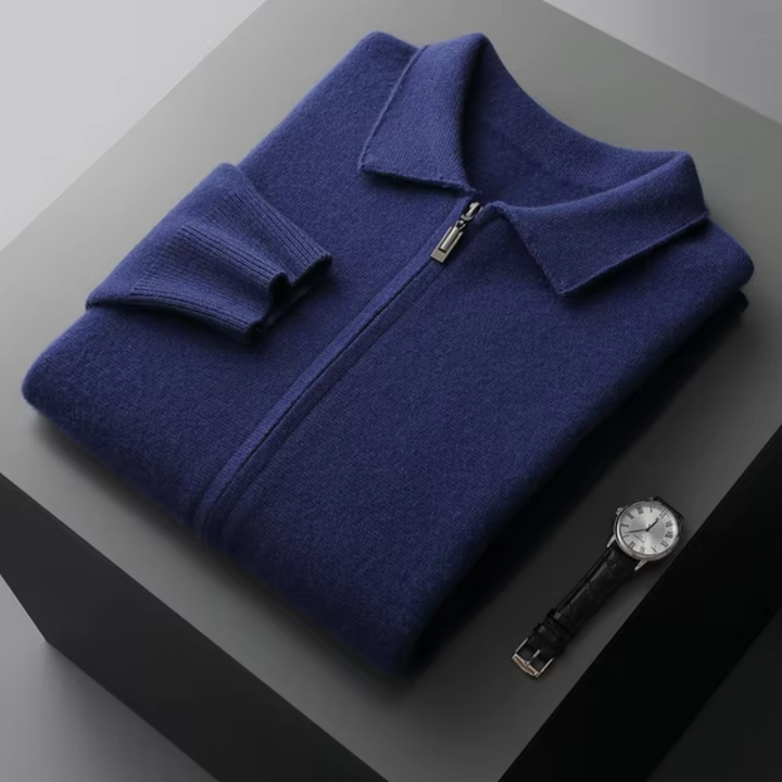 David | Modern and Elegant Men's Cardigan with Zipper