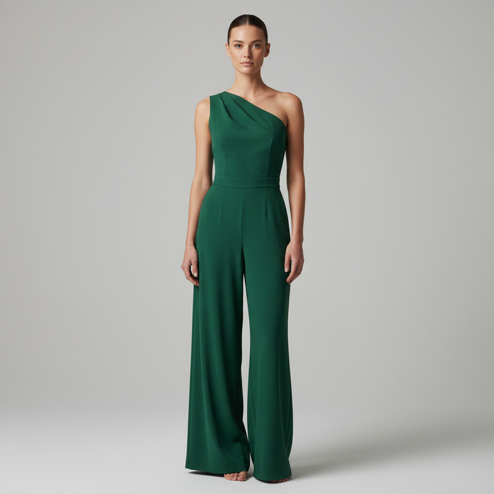 Cecilia | Eleganter Ein Schulter Jumpsuit