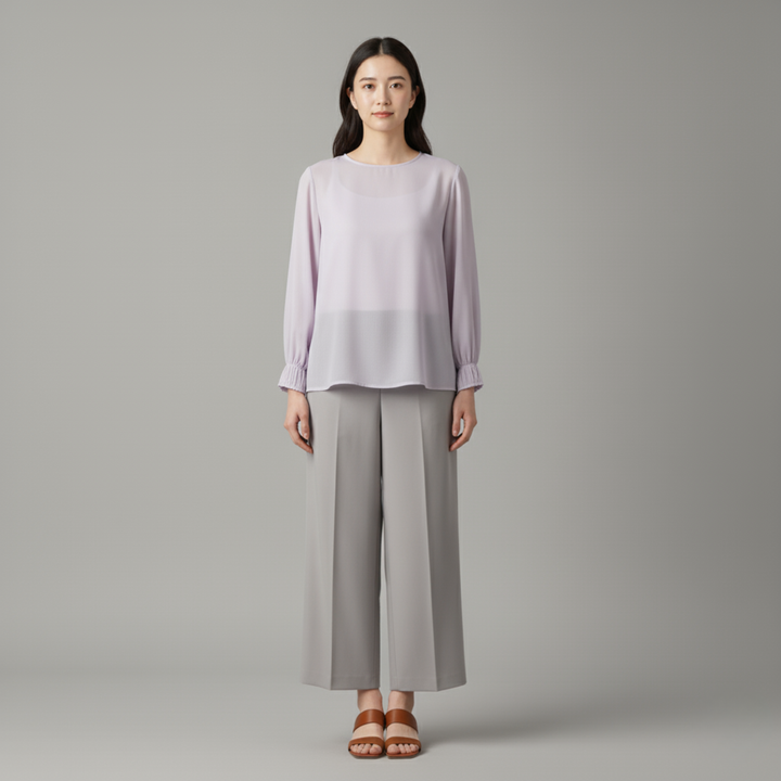 Luna | Bequeme Langarmbluse