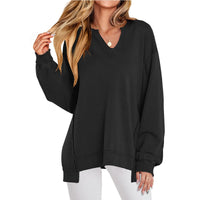 Simone | Comfortable Oversized V-Neck Tunic Top