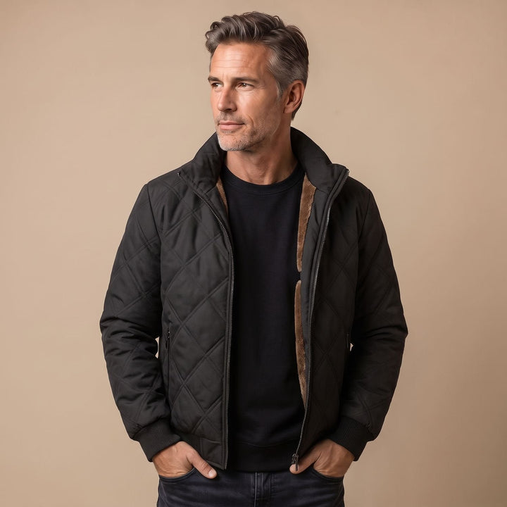 Maximilian | Steppjacke für Herren mit wärmendem Fleece-Innenfutter