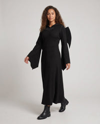 Sina | Hooded Wide Sleeves Mystical Halloween Dress