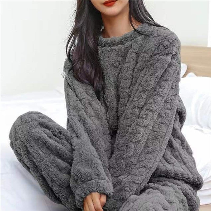 Maria | Fleece Pajama Set for Cozy Relaxation