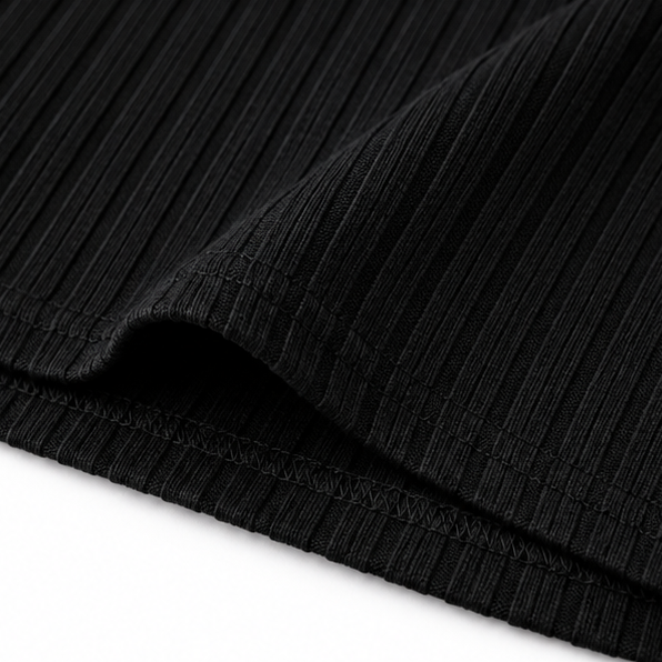 Ravella | Ripp-Kleid mit V-Ausschnitt für Frauen