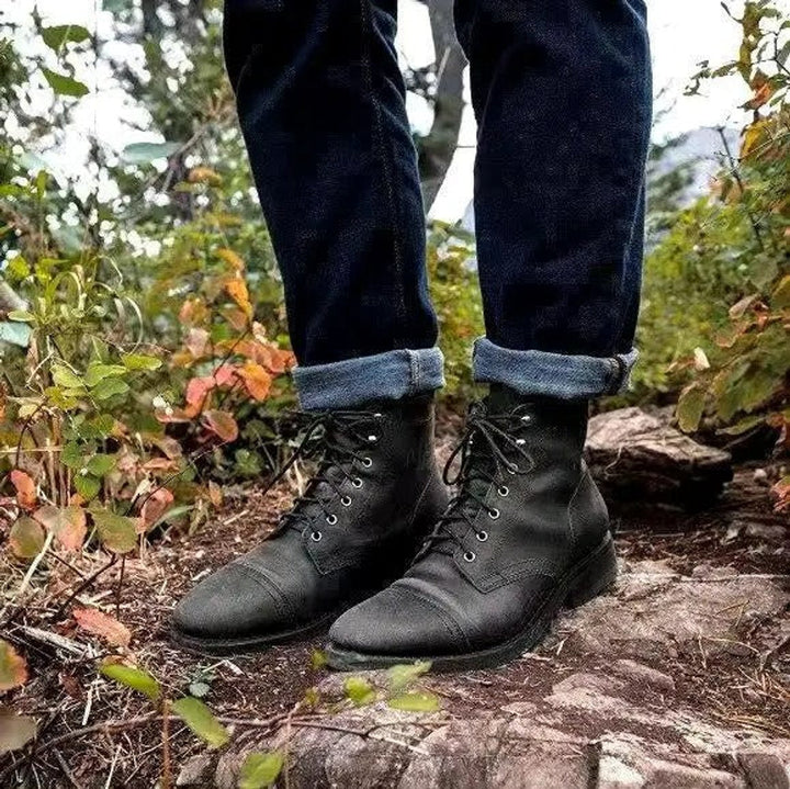 Tristan | Classic Cap-Toe Men’s Boots with Comfortable Foot Support