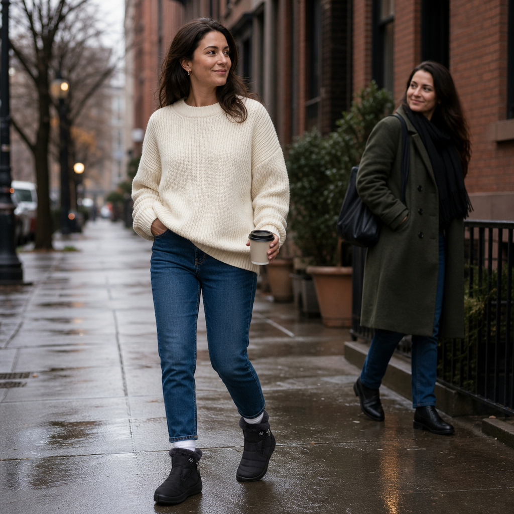 Lunavia | Zipper Ankle Boots – Warm und Wasserabweisend für Frauen