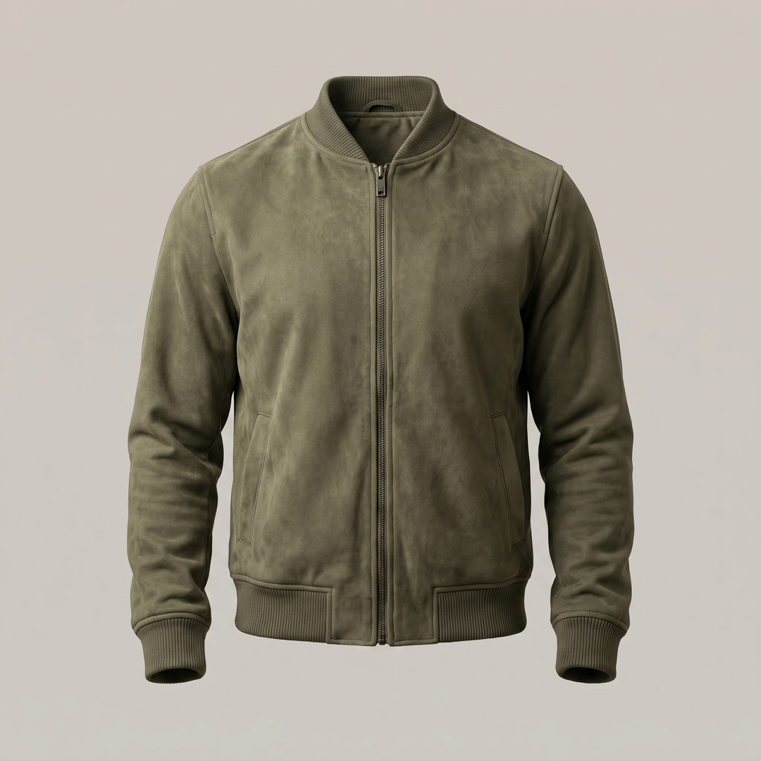 Montclair | Suede Bomber Jacket – Klassischer Stil für Männer