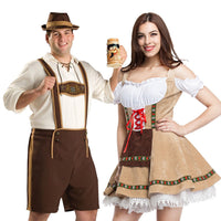 Benedikt | Oktoberfest Dress and Leather Trousers with Traditional Folk Costume Style
