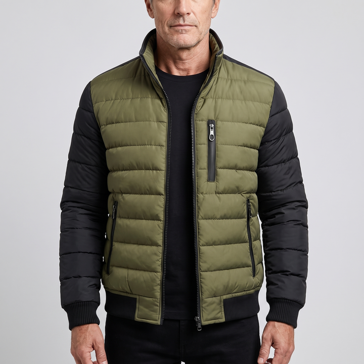 Blaxton | Quilted Zip Jacket – Structuriertes Design für Männer