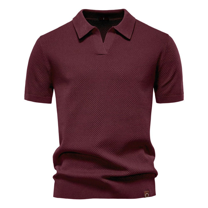 Carter | Polo-Shirt – Klassisches Strukturiertes Design für Männer