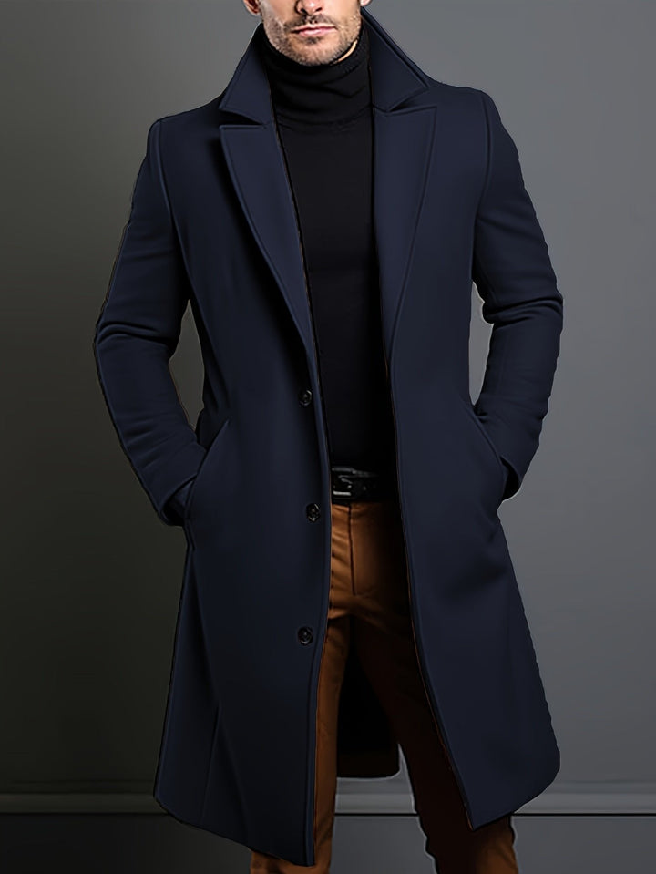 Warner | Tailored Longline Coat – Zeitlose Eleganz für Herren