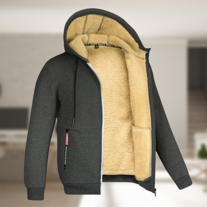 Alwin | Bequeme Jacke für Herren mit Fleece-Futter