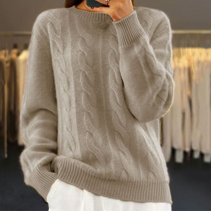Jasmine | Warm gestrickter Pullover für kühle Tage