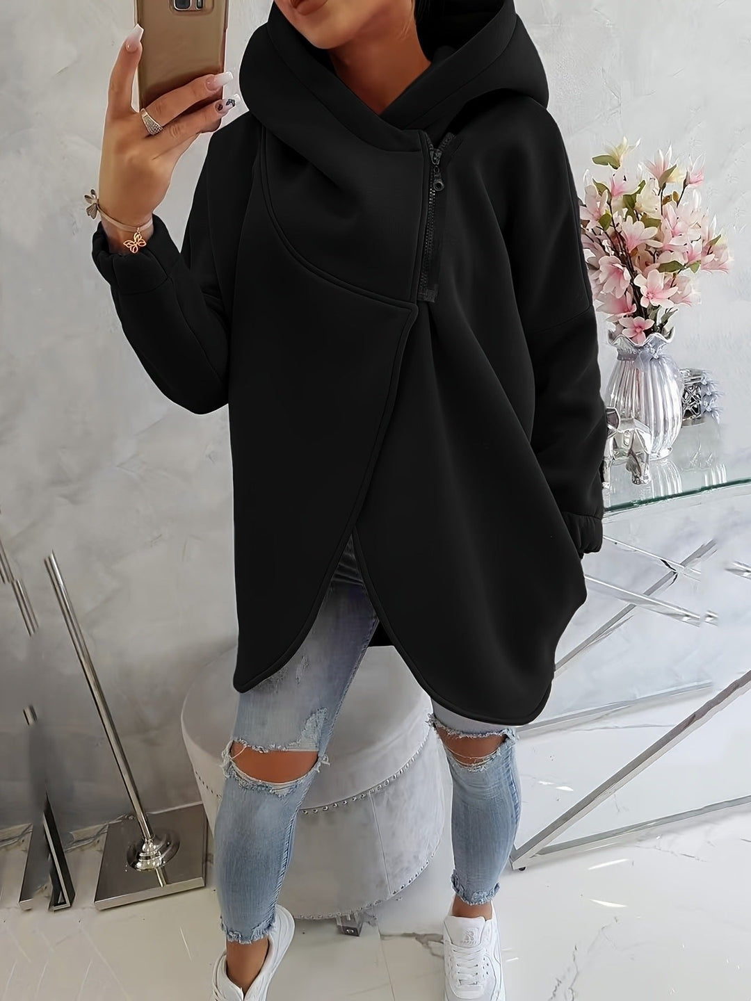 Emma | Zip-Up Hoodie – Comfortable Everyday Style for Women