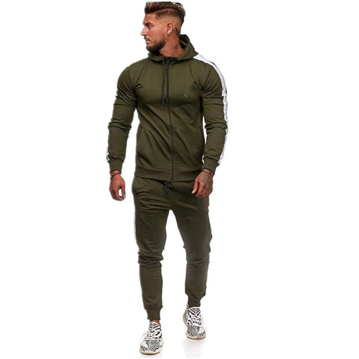 Drune | Freizeitanzug für Herren – Sportlicher Stil mit Farbblockdesign