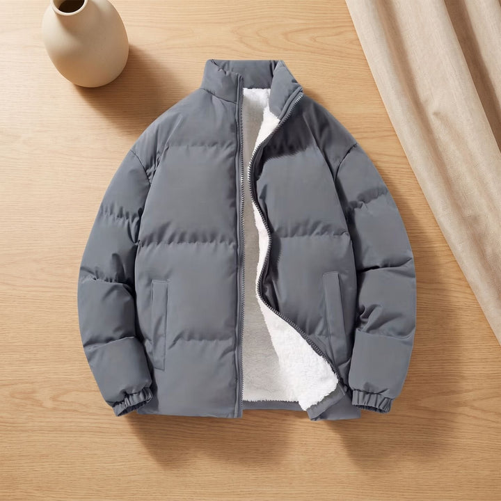Thomas | Herren Pufferjacke mit Fleecefutter und Stehkragen