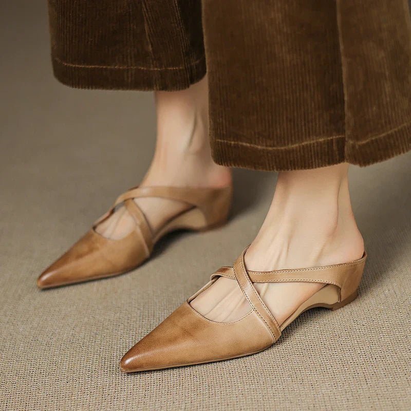 Isabella | Modern and Elegant Leather Slides