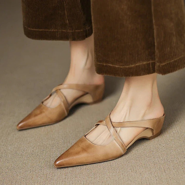 Isabella | Modern and Elegant Leather Slides